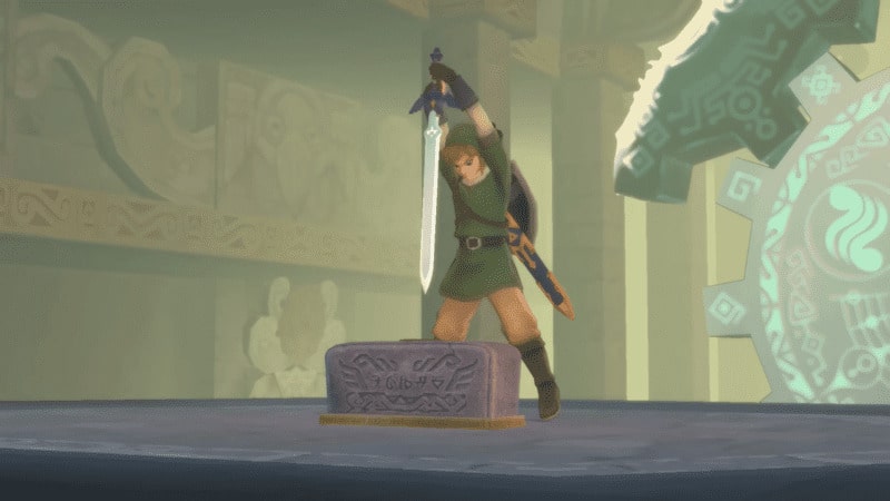 The Master Sword in Zelda